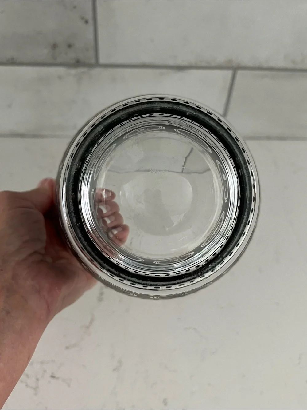 Vintage 1950s CONTINENTAL CAN / HAZEL ATLAS World Coins Glass Ice Bucket